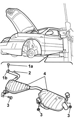 Rear exhaust SILENCER - R.R.
