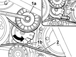 Engine components single drive BELT - R.R.
