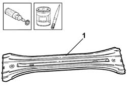 ROOF SUPPORTING CROSSMEMBER