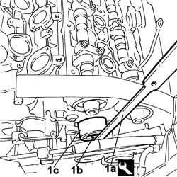 WATER PUMP - R.R. REFITTING WITH TIMING BELT REMOVED
