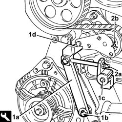 Water pump - R.R. with engine removed
