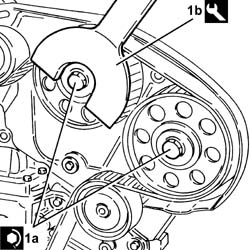 Water pump - R.R. with engine removed