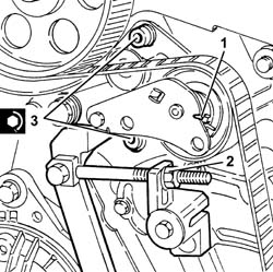 Water pump - R.R. with engine removed