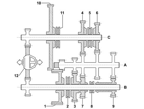 F40 GEARBOX