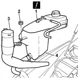 Power unit REACTION ROD - Replace