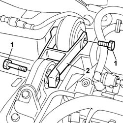 Power unit REACTION ROD - Replace