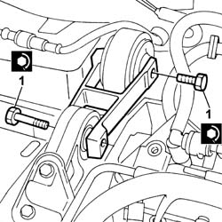 Power unit REACTION ROD - Replace