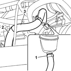 Engine oil recovery pipe - R&R