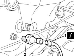 Engine oil pressure warning light SWITCH - R.R.