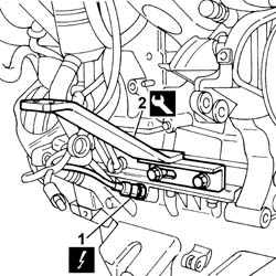 ENGINE - Position on stand and Remove