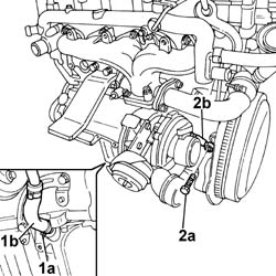 ENGINE - Position on stand and Remove