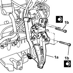 ENGINE - Position on stand and Remove