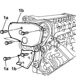 TOOTHED timing BELT - R.R. with engine removed