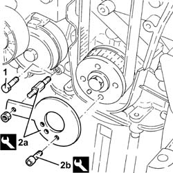 TOOTHED timing BELT - R.R. with engine removed