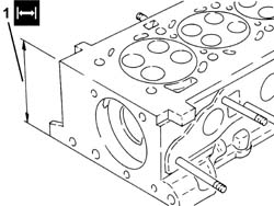 SINGLE CYLINDER HEAD, removed - Overhaul