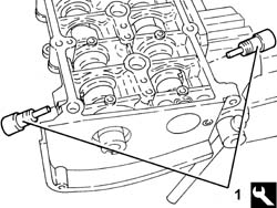 SINGLE CYLINDER HEAD, removed - Overhaul