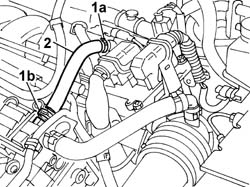 Engine oil idle vapour intake PIPE - R.R.