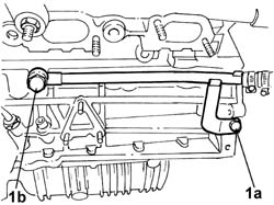ENGINE - Position on stand and Remove