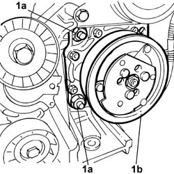ENGINE - Position on stand and Remove