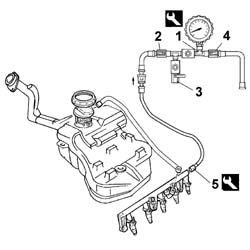 FUEL SYSTEM - Check DELIVERY PRESSURE
