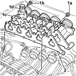 INTAKE MANIFOLD - R.R. and Replace gasket
