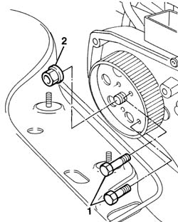 PRESSURE PUMP drive PULLEY - R.R.