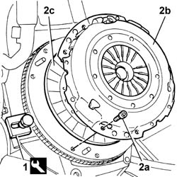 CLUTCH - R.R. with gearbox removed