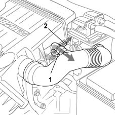 Crankcase vapour/gas recirculation system