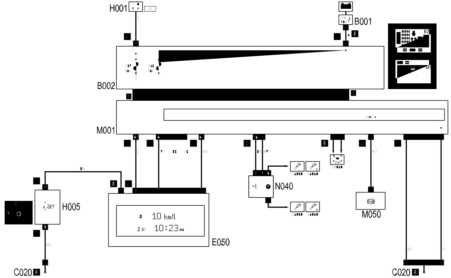 TRIP COMPUTER - Wiring diagram