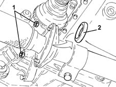 Catalytic converter rear gasket - r r