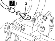 Engine oil pressure warning light switch - r + r