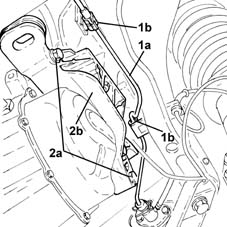 Gear box left rigid mount - r r
