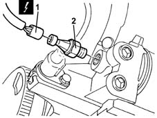 Engine oil pressure warning light switch - r + r