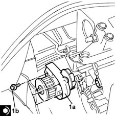 Water pump - r + r with drive belt removed