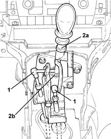 Gear control lever - r r