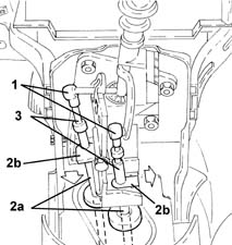 Gear engagement cable - r r
