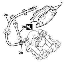 FRONT BRAKE CALIPER (one) - R.R.