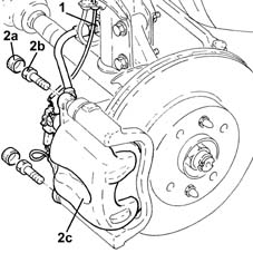 Front brake calliper bracket - r r