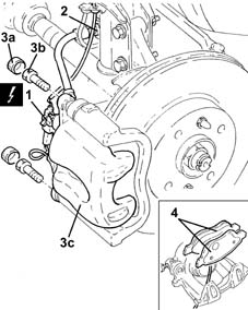 Front brake pads - replace