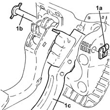 Brake pedal - r+r manual gearbox versions