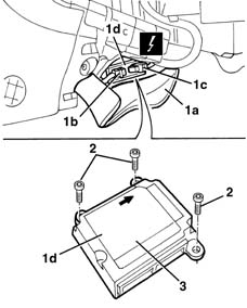 Air bag ecu - r+r