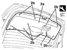 Tailgate interior panel - r+r