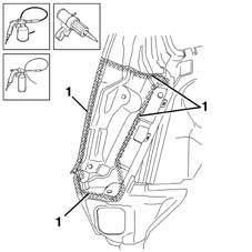 Tail light seat