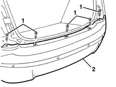 R.R. REAR BUMPER