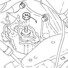 Gear box left rigid mount - r r
