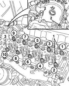 Cylinder head - r + r and replace gasket