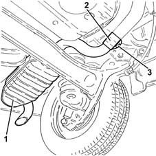 Rear exhaust silencer - r + r