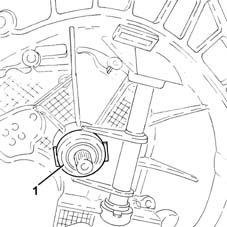 Thrust bearing - r + r with gearbox removed