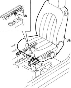 Front seat with side bag r r