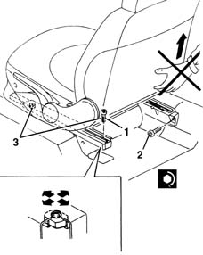 Front seat with side bag r r
